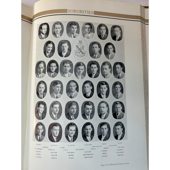 1933 The Kentuckian Vntg Yearbook Dr. G Turner Howard Jr University of Kentucky - Picture 6 of 7